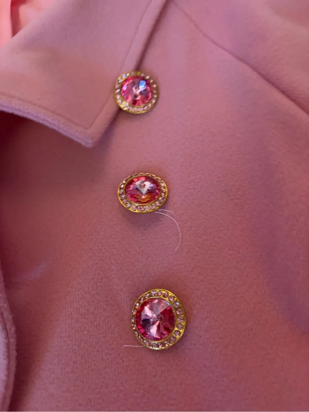 Girl pink peacoat